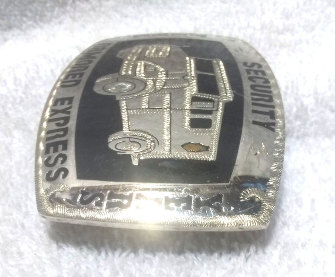 Security Armored Express Five Years Buckle Hand Engraved Johnson & Held  Great View 4