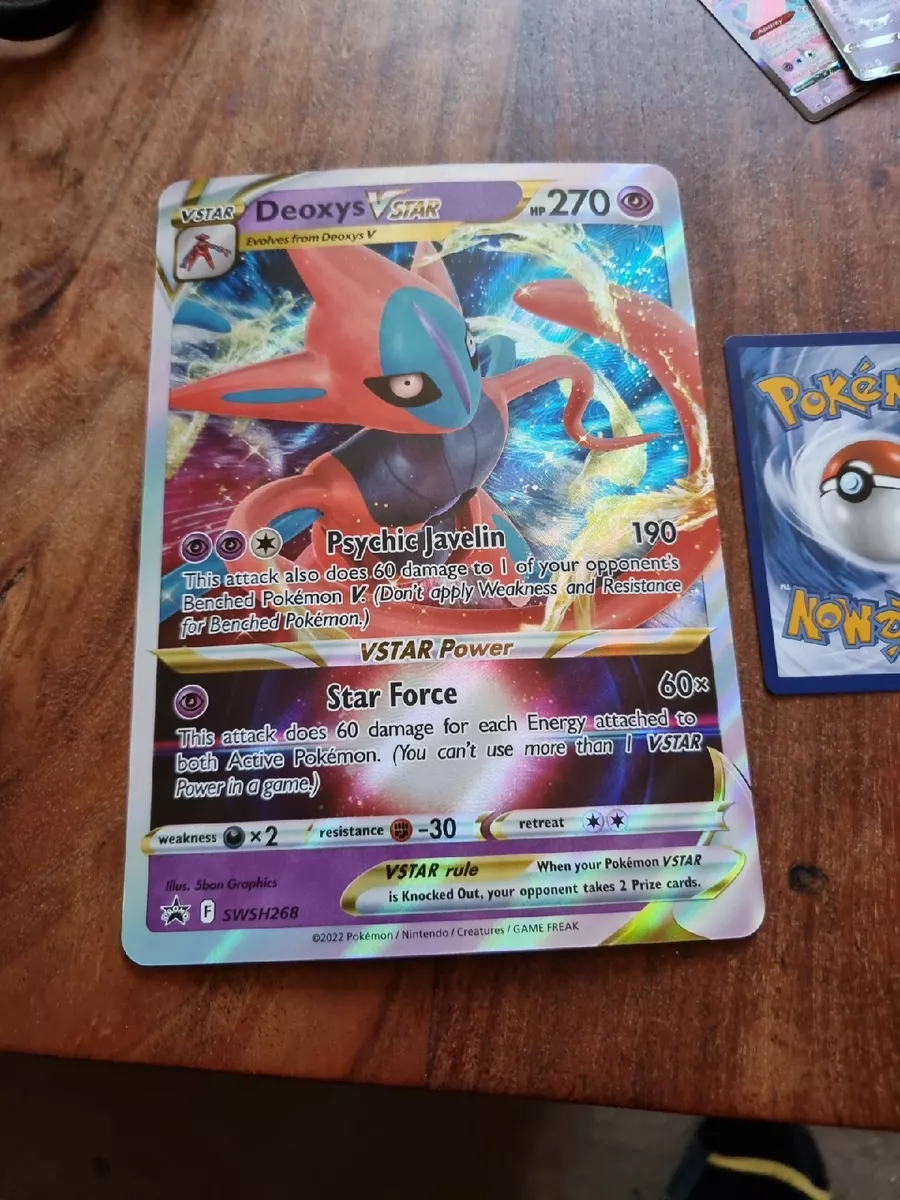 Deoxys VSTAR - SWSH268 - Jumbo Cards - Pokemon