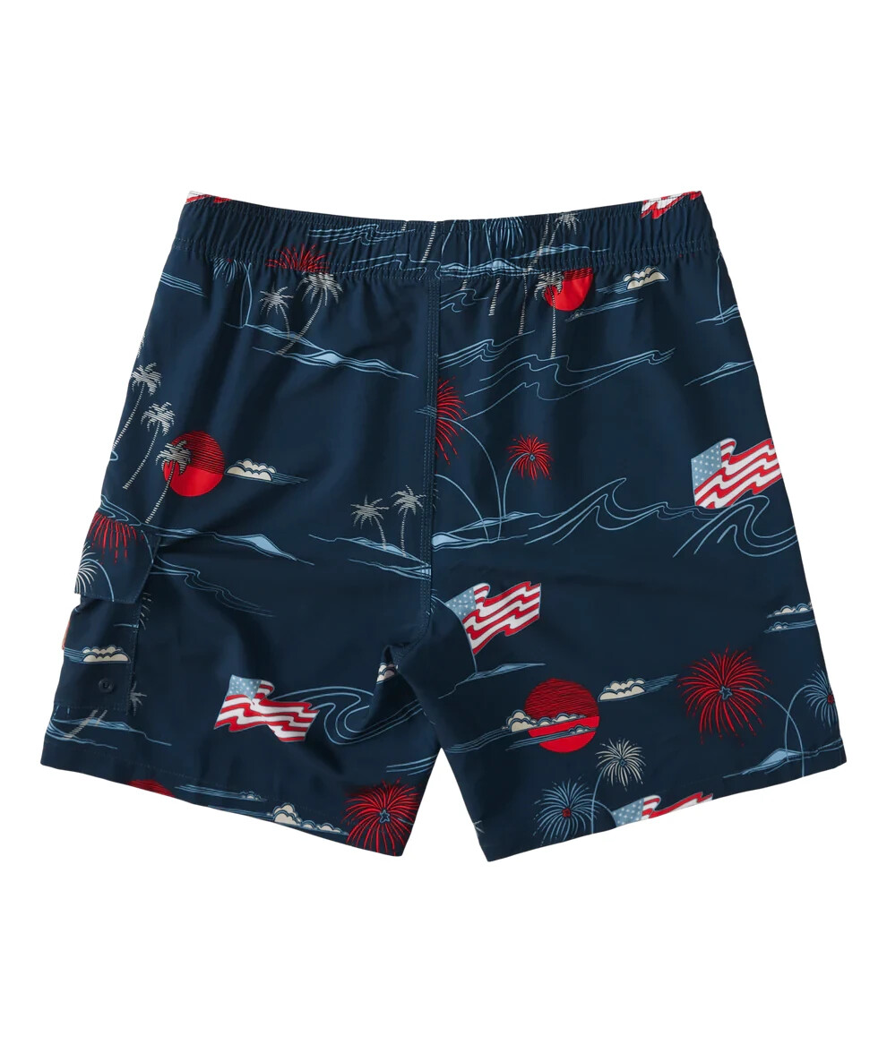 Billabong Sundays Bro Layback Board Shorts Men's Medium Blue