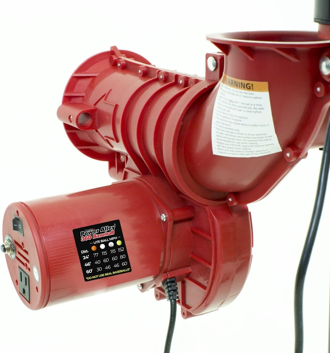 Heater Sports Power Alley Lite 360 Baseball Machine & Home