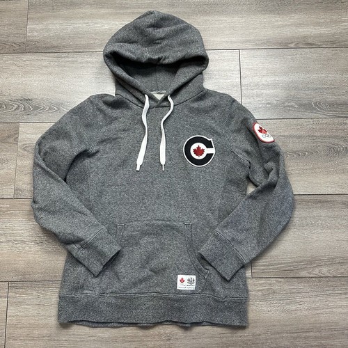 Hudson Bay Co. Canada Size M Women’s Hoodie Sweatshirt Olympics Gray