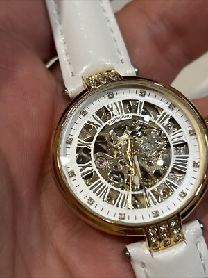Forsining Womens Automatic Transparent Skeleton White  display picture 1