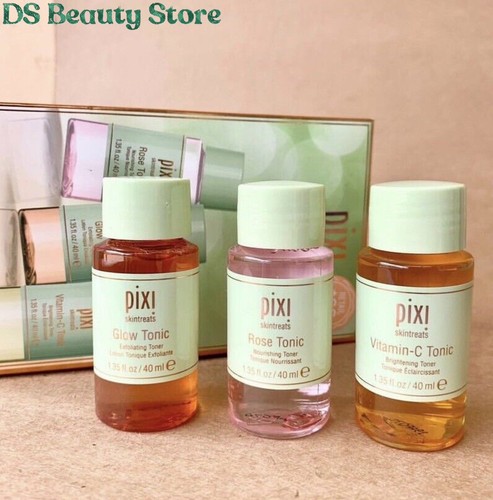 PIXI skintreats Best Of Tonics 3 bestsellers Glow-Vitamin C-Rose Tonic Lim Ed - Picture 9 of 9