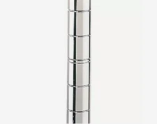 Commercial Chrome Wire Shelving Posts - Set of 4 Poles - NSF