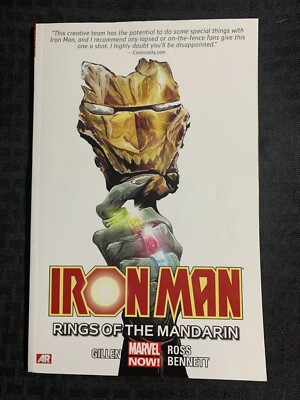 2015 IRON MAN Rings of the Mandarin TPB SC FVF 1st Marvel Comics