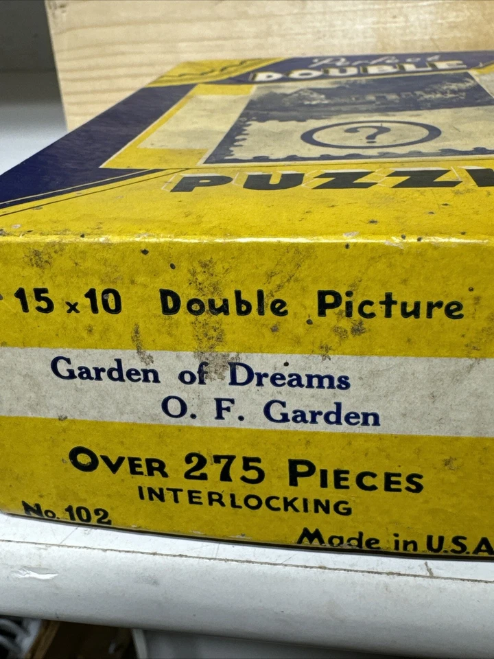 VTG Perfect Double Picture Puzzle "Garden Of Dreams & O.F. Garden” 275 Pieces - Image 2 of 4