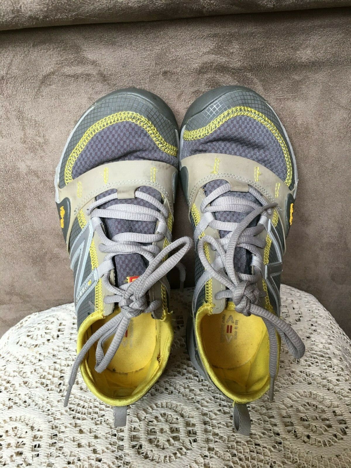 SAOLA NUOVE BALANCE MINIMUS SCARPE DA TRAIL GRIGIO GIALLO WO10GR TAGLIA EU 36 US 5 5