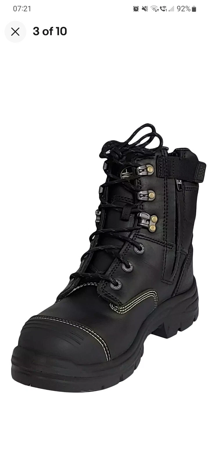 Oliver’s Work Boots - Men’s Steel cap With Zipper Aus Size 10