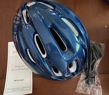 NEW ProRider Metallic Blue S/M Bike Helmet (22" - 23 5/8")