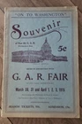 GAR NEWBURYPORT MASSACHUSETTS POST 49 SOUVENIR - 1915 WASHINGTON DC