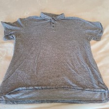 Old Navy Mens 2XL Charcoal Gray Polo Golf Shirt Casual