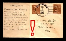 1940 Fair Bluff NH - Hand Made Washington Event Cover - L33629