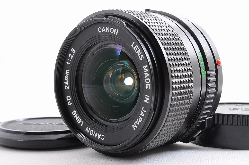 ★希少!超美品★CANON キヤノン NEW FD 24mm F2.8 NEAR MINT】CANON NEW FD 24mm F/2.8 MF Wide Angle Lens From