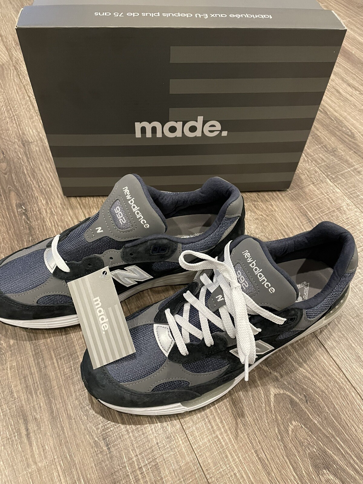 Size 12 - New Balance 992 Navy Gray 2020 for sale online | eBay