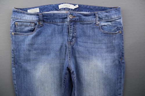 Pantalones de mezclilla para mujer tórridos ex novio tiro medio lavado medio talla 16 (Sr 38x26) - Imagen 2 de 9