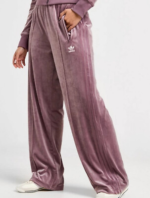 WOMENS ADIDAS ORIGINALS VELOUR FIREBIRD TRACKPANTS