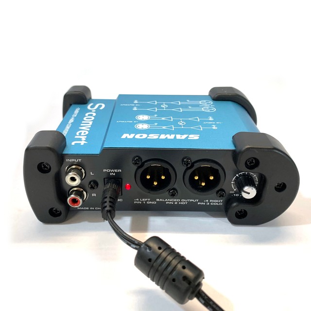 Samson Sconvert 10dBV to +4dBu RCA to XLR Converter eBay