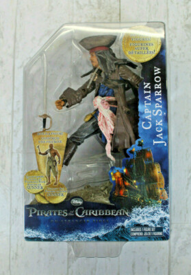 Disney CAPTAIN JACK SPARROW Pirates of the Caribbean Stranger Tides Damaged Box