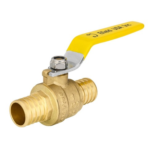 Pack Of 4  3/4 Inch Pex Brass Full Port Shut Off Ball Valve Hot And Cold No Lead Brass Upc Certified 4 Pieces
