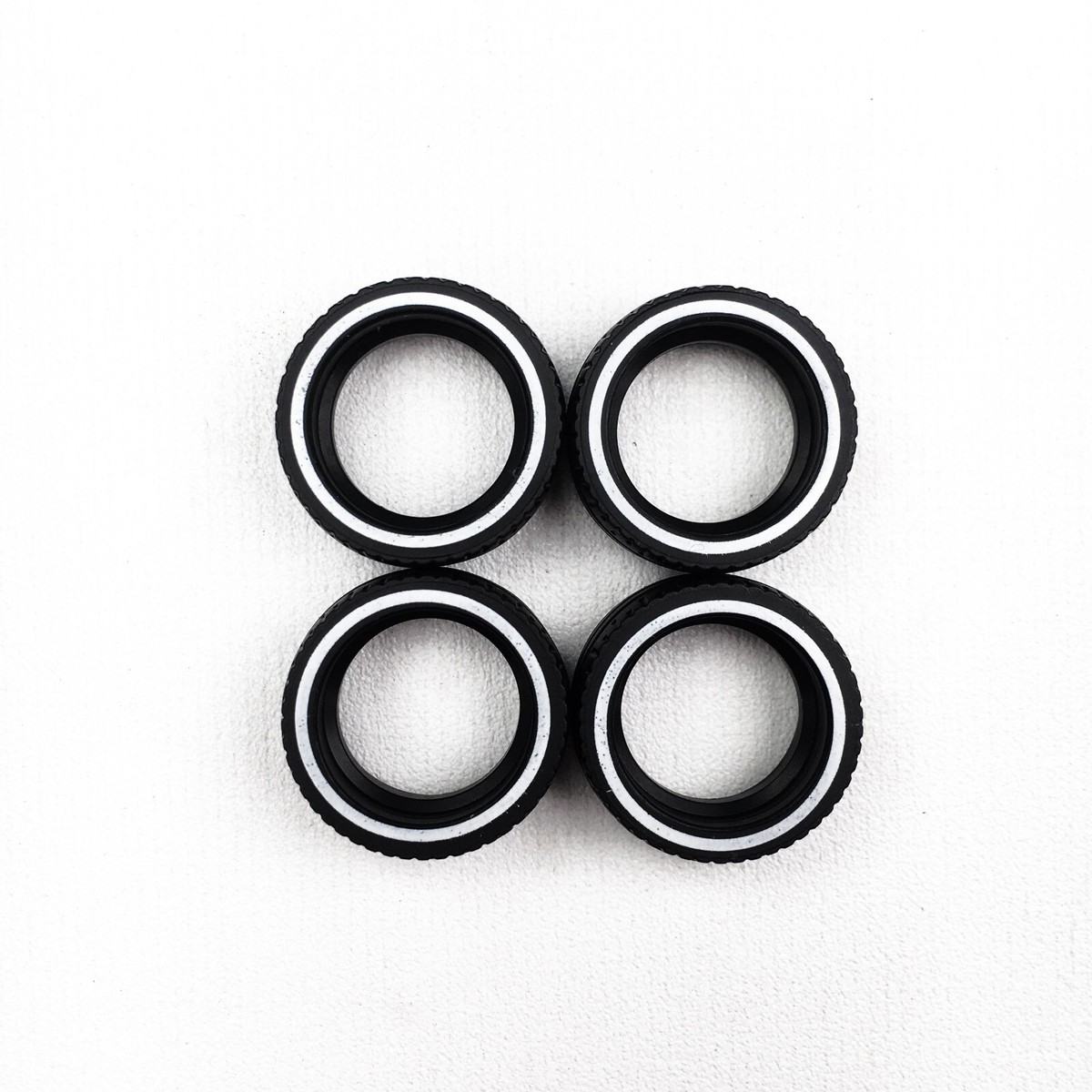 Custom 4 pcs MOC printing tires 18977 for Lego Speed Champions