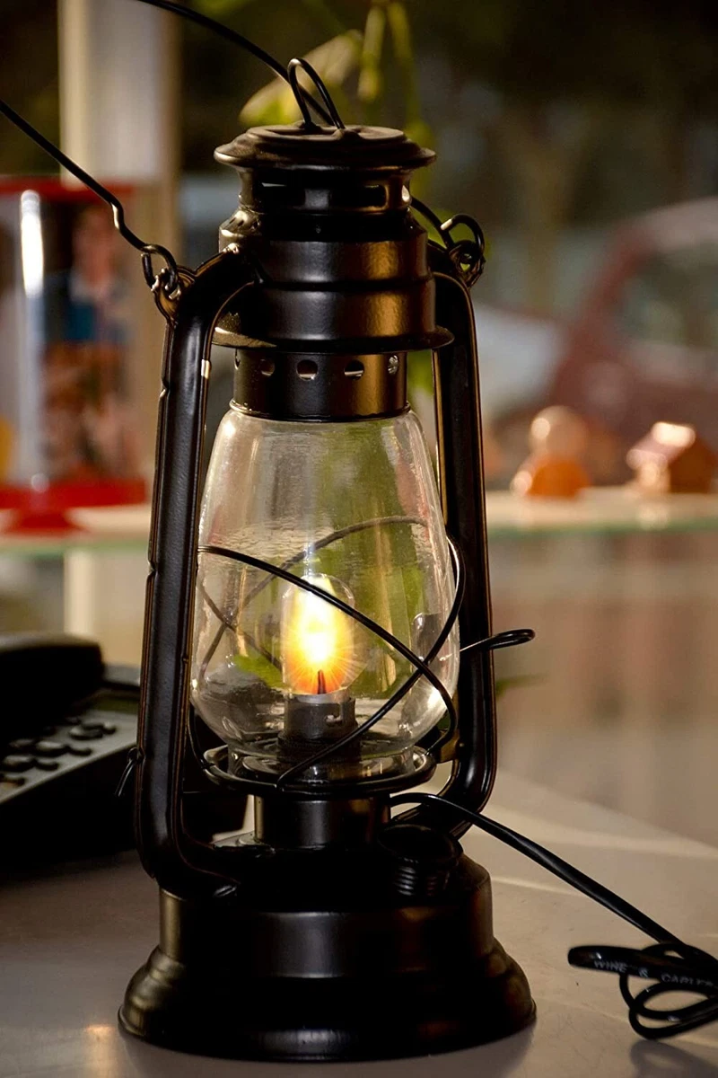 Electric hurricane lantern deals