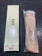 BLOCH WOMEN DANSOFT 8 A PINK FULL SOLE LEATHER BALLET SLIPPER S0205L NEW