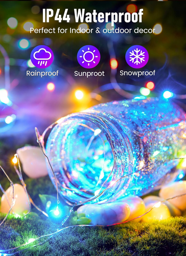 Fairy Lights Battery Operated, 33Feet 100 Leds Mini Battery Powered String Light - Picture 3 of 7