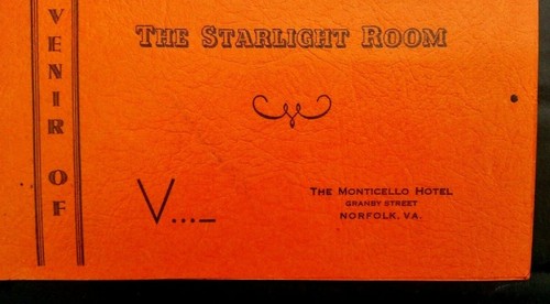 Foto ricordo seconda guerra mondiale camera Starlight Monticello hotel coppie firmata - Foto 3 di 10