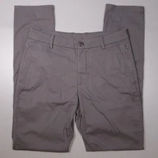 Birddogs Performance Linerless Pants Gray Golf Stretch Chino Slim Mens 32x33