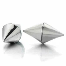 Earrings Magnetic with Double Side Spike End 9mm - Sold as a Pair