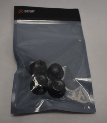 Scuf Impact Pro Thumbstick 4 Pack Black Replacement Kit Concave & Dome
