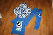 NWT BOYS DISNEY SZ 7 HOODIE, SWEATPANTS, SHIRT SWEATSUIT MICKEY MOUSE