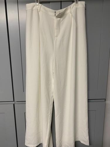 Pantalon June & Hutson jambes larges femme XL doublé taille haute poches boho