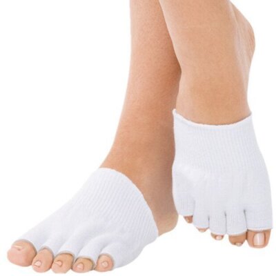 Pedimend  Gel gefütterte Zehentrennung feuchtigkeitsspendende offene Socken für gehämmerte Zehen - UK