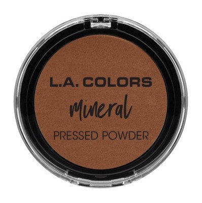 L.A. COLORS Mineral Pressed Powder, Ebony, 1 Ounce, CMP384,Face Powder