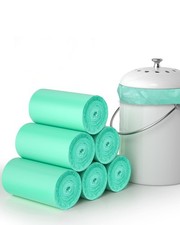 Compostable Trash Bags 1.2 Gallon 150 1 Count Pack of 150 , Green