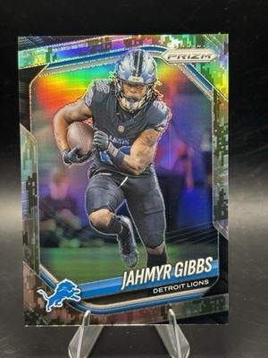 2025 Panini Prizm Football #74 Jahmyr Gibbs Camo Prizm /15 - Detroit Lions