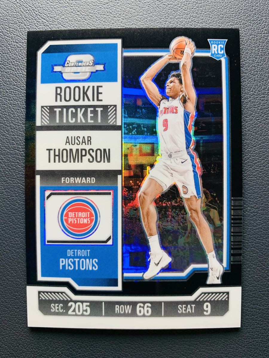 2023-24 Contenders Optic Ausar Thompson Rookie RC Ticket Black Pandora Prizm SSP