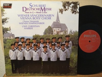 SCHUBERT, Vienna Boys' Choir - DEUTSCHE MESSE / Mass in G, LP NM w/ Insert 