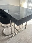 Large Stone Top Dining Table — photo 6