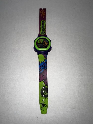 VTG Goosebumps Watch 90s Parachute Press RL Stein The Dummy Wristwatch 1996