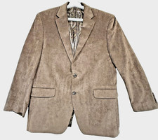 Lauren Ralph Lauren Men Corduroy Blazer Sports Coat 42R Paisley Brown Jacket