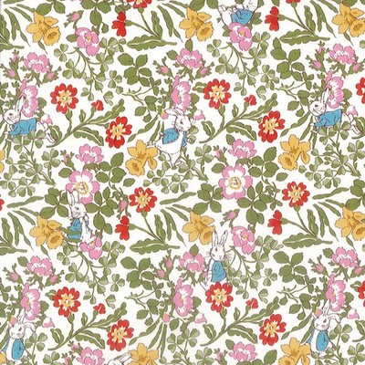 Liberty Tana Lawn Fabric Walker Rabbits Japan Exclusive W108cm sold per 50cm