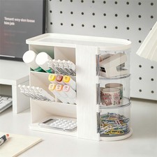 Desk Organizer with Pen Pencil Holder for Desk, Pen Organizer with 3 Drawers,...
