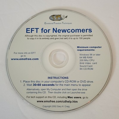 Gary Craig EFT for Newcomers CD Original Seminar Emotional Freedom Techniques