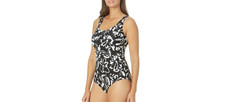 NWT Hurley Women's 4 Way Stretch One Piece UPF 50 Swimsuit Size Small only