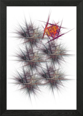 Virus Framed Wall Art Poster Canvas Print Picture