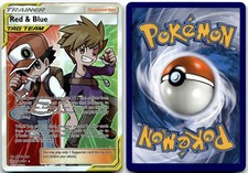 Red & Blue 234/236 Ultra Rare Cosmic Eclipse Pokemon Near Mint