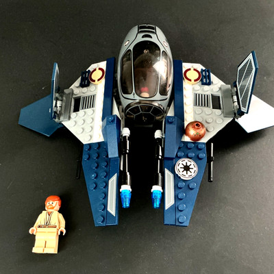 Lego Star Wars: Jedi Starfighter Only.  (7661) from Hyperdrive Booster Ring Set