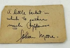 Autograph by Colleen Moore - A little basket in which to gather much happiness